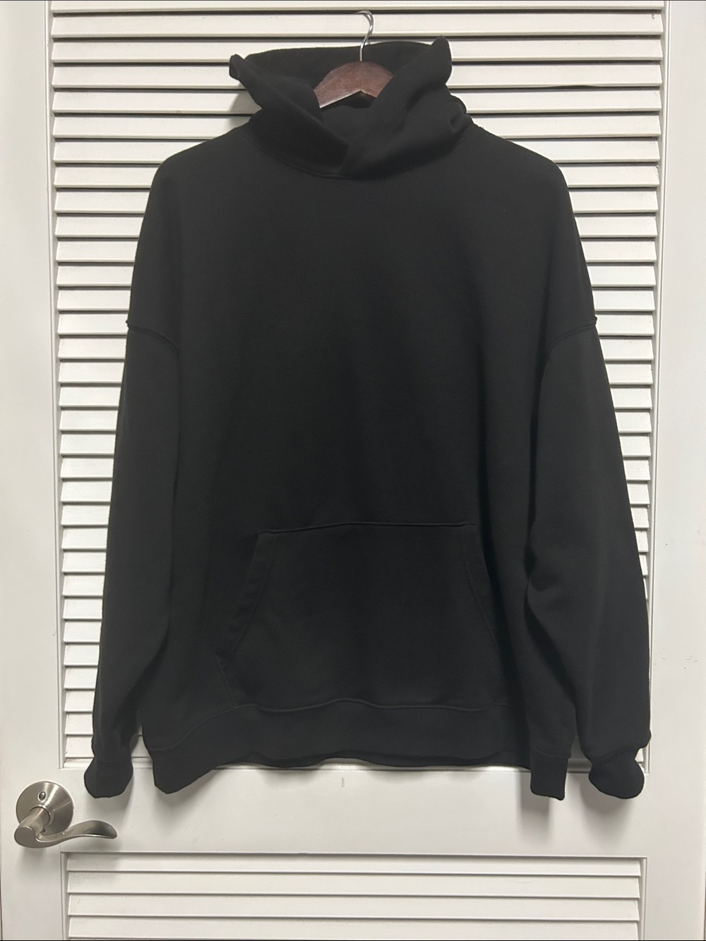 No Boundaries Classic Black Oversized Hoodie